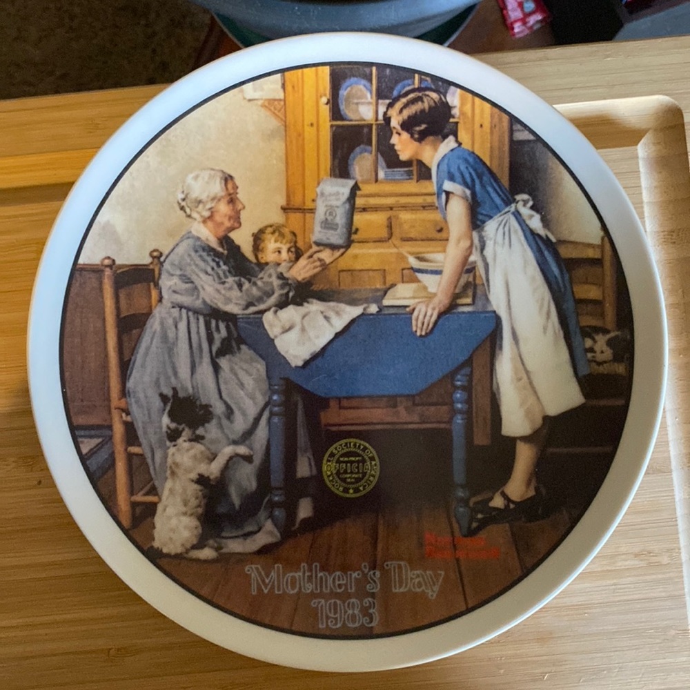 Vintage Norman Rockwell Plate